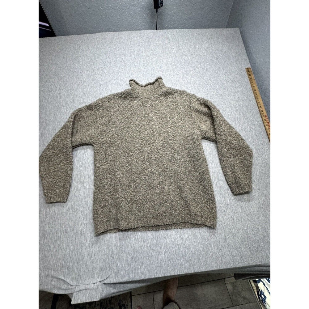 Jennifer Moore Women’s‎ Brown Knit High Neck Sweater Size S